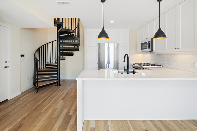 kitchen from living room view - 808 N 2nd St