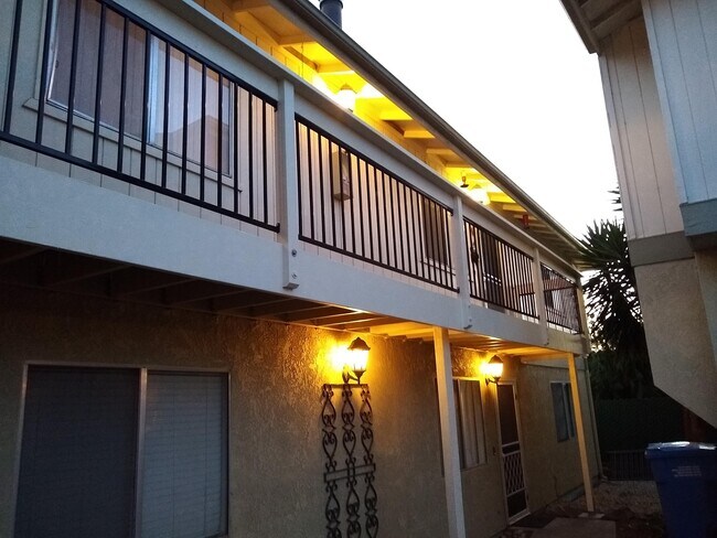 Apt. D upper unit entry. - 1354 Trouville Avenue