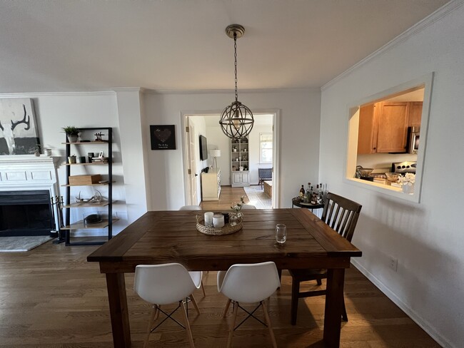 Dining Area with Doors to the Den - 1101 Biltmore Dr