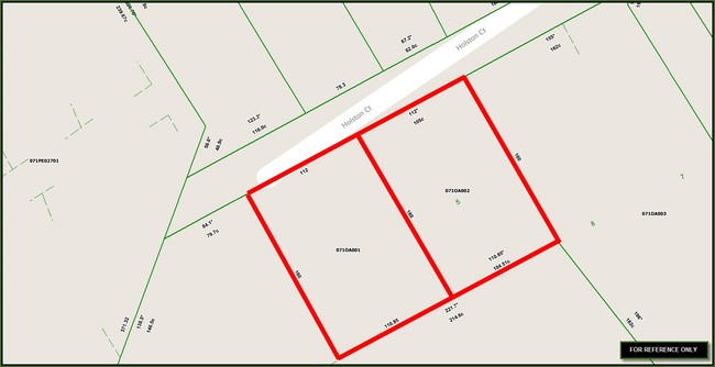 Mapa de impuestos - Holston Court Apartments & Duplex, 12 Units