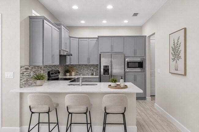 Foto del edificio - Move In Ready End Unit Townhome in Laureate Park | 3 Bed | Tesla Charger