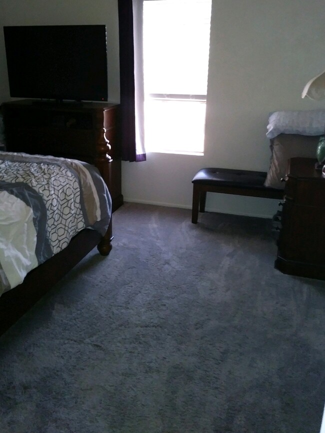 Master bedroom has vaulted ceiling - 1600 N Saba St