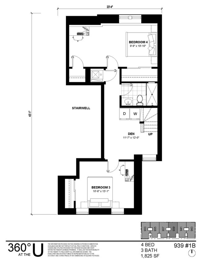 Floorplan - 933-943 E 54th Pl