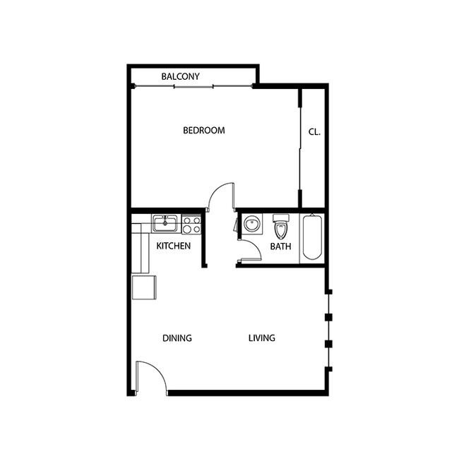 CY 1 habitación - Courtyard 525