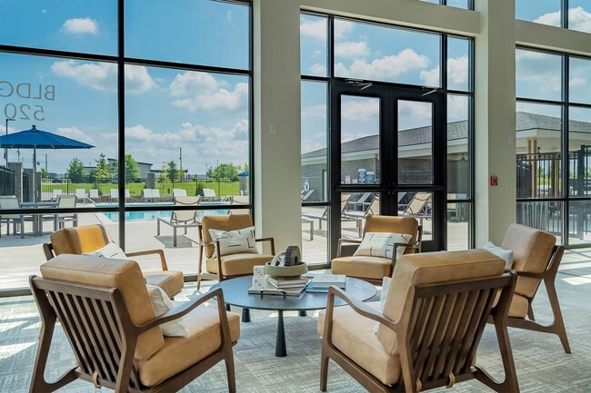 Clubroom Chairs and Table - The Flats of River Ridge