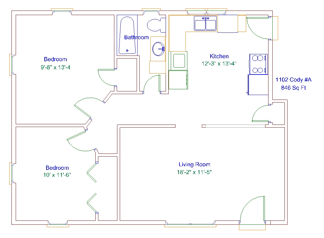 Layout - 1102 Cody Ave