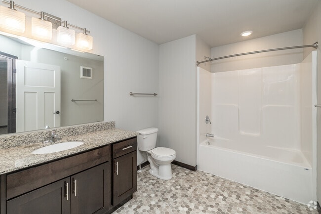3BR, 2.5BA - 1,398SF - Second Bathroom - Falcon Heights Townhomes