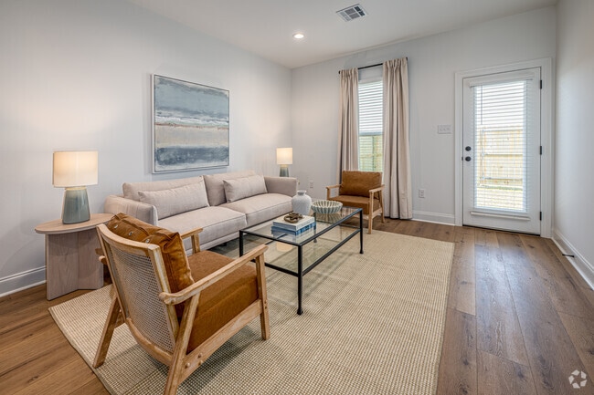 The Birch 2BR, 2BA - 1,100SF - Living Room - Camellia Grove Townhomes