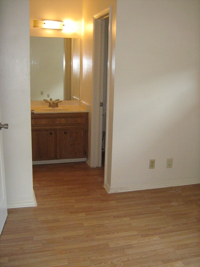 Vanity, separate from full bath with shower. - 4401 Speedway