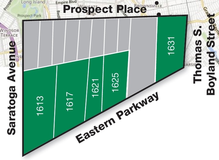 Plat Map - 1613 Eastern Pky
