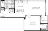 1 Bedroom FP 23