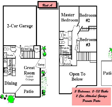 3HAB/2.5BA - Shadow Ridge Townhomes