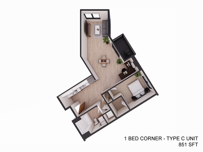 1 BED CORNER ADA - Aire