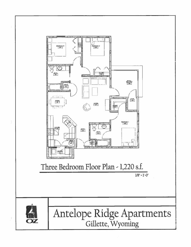 3BR/2BA - Antelope Ridge Apartments (Income Restricted)