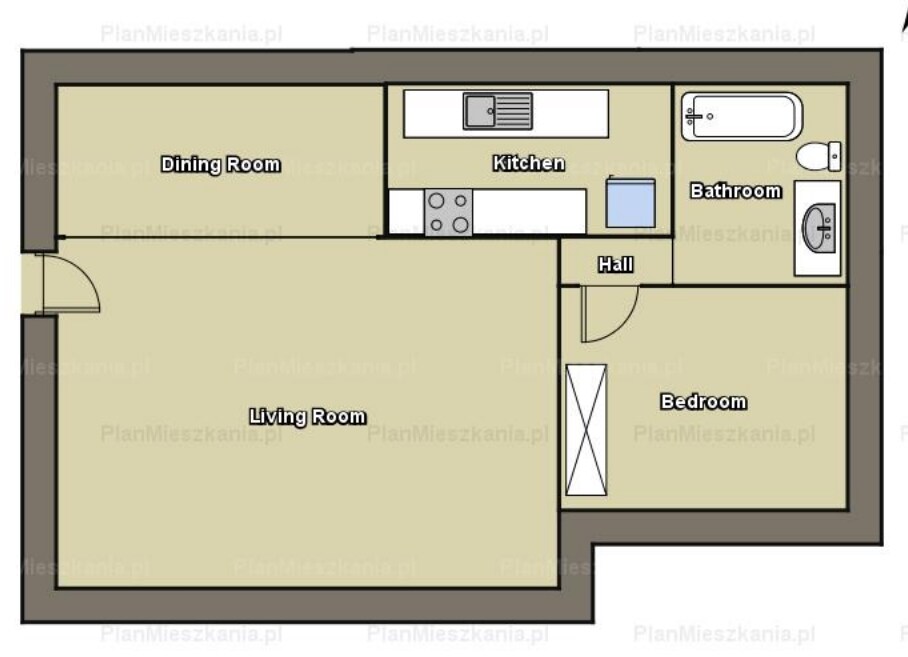 1 habitación/1 baño - Oroville Manor Apartments