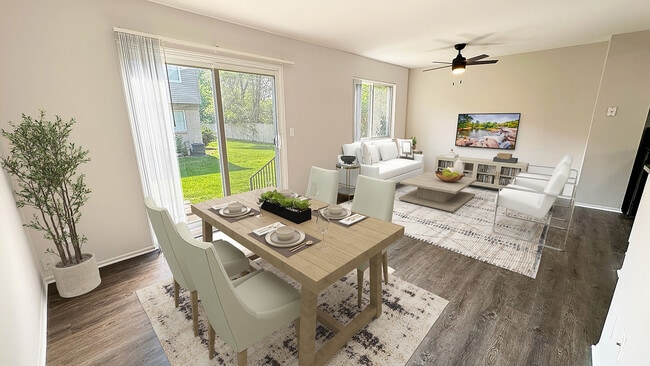 Newly updated townhomes with in-home washer and dryer, full customizable basement, private entrance, patio or balcony. - Foxcroft Townhomes
