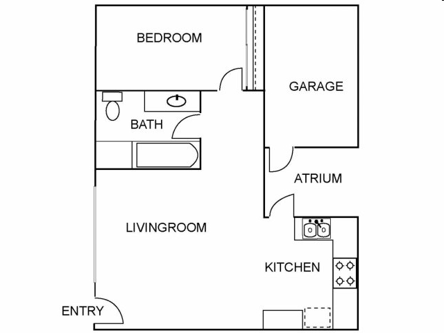 1BR/1BA - Indian Wells Villas