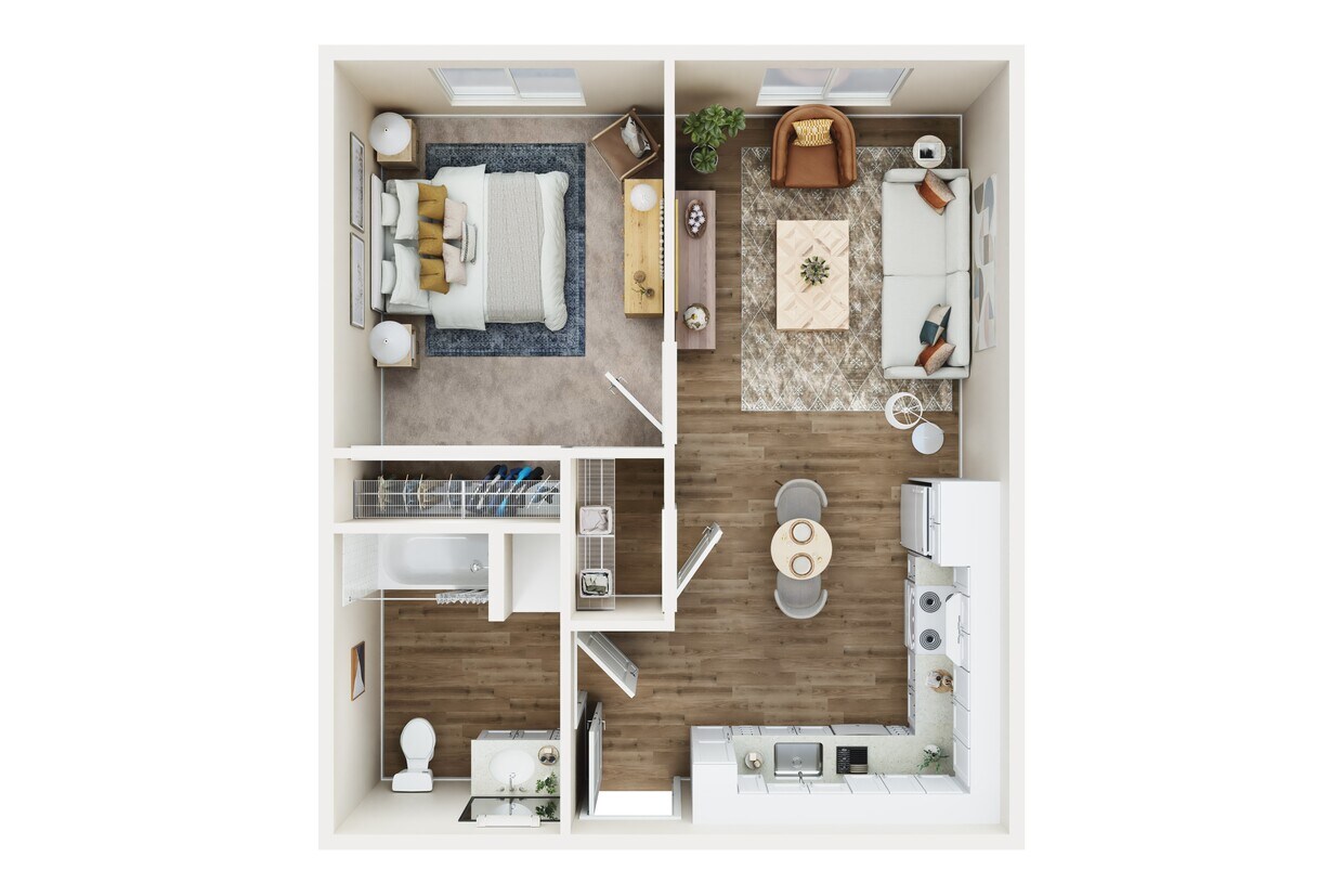 Plano de planta - The Orion Senior Apartments
