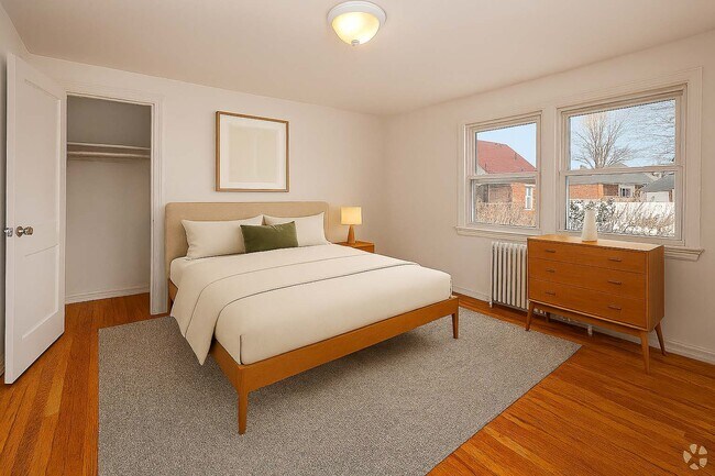 1 habitación, 1 baño - Dormitorio - Puesta en escena virtual - Jefferson Gardens