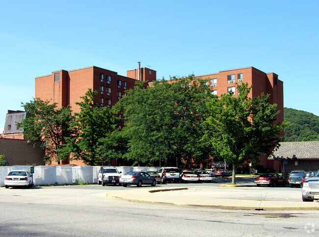 View from the northeast - Mill Pond Towers