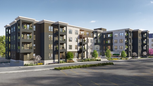 Front of the building - Linden Apartments