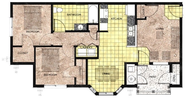 2HAB/1BA - Avila Avenue Apartments