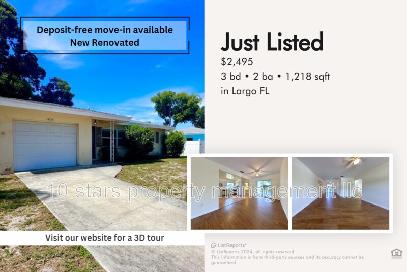 14218 Sharon Dr, Largo, FL 33774 House Rental in Largo, FL