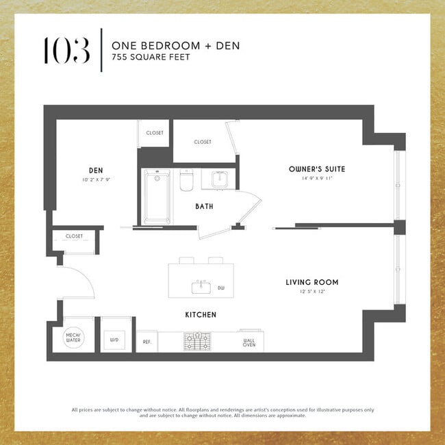 Spacious floor plan. - 801 N St NW