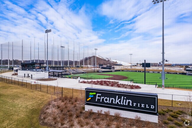 The beautiful Franklin Field at the Rock sports complex in Greendale.