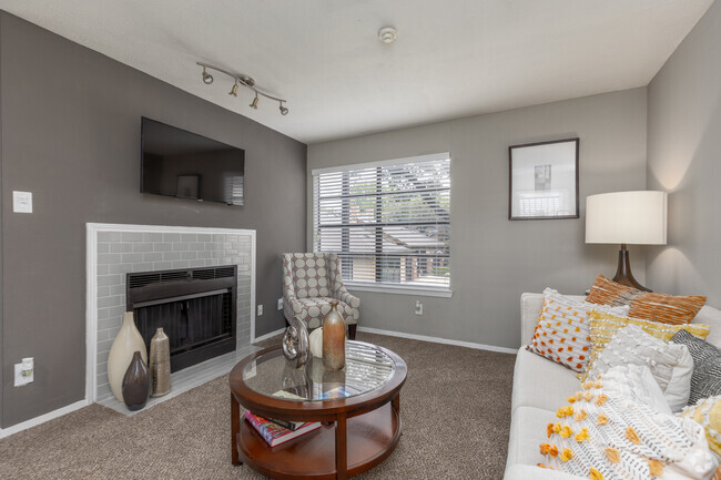 2BR, 1BA - 894SF - B1 - Living Room - Pinehurst Place Apartments