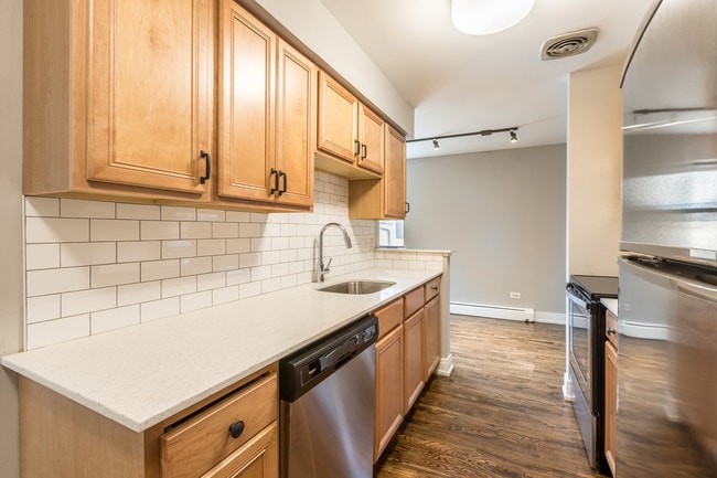 kitchen - updated - Sheridan Terrace - 6725 N Sheridan Rd