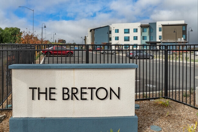 Monument Sign - Breton Apartments