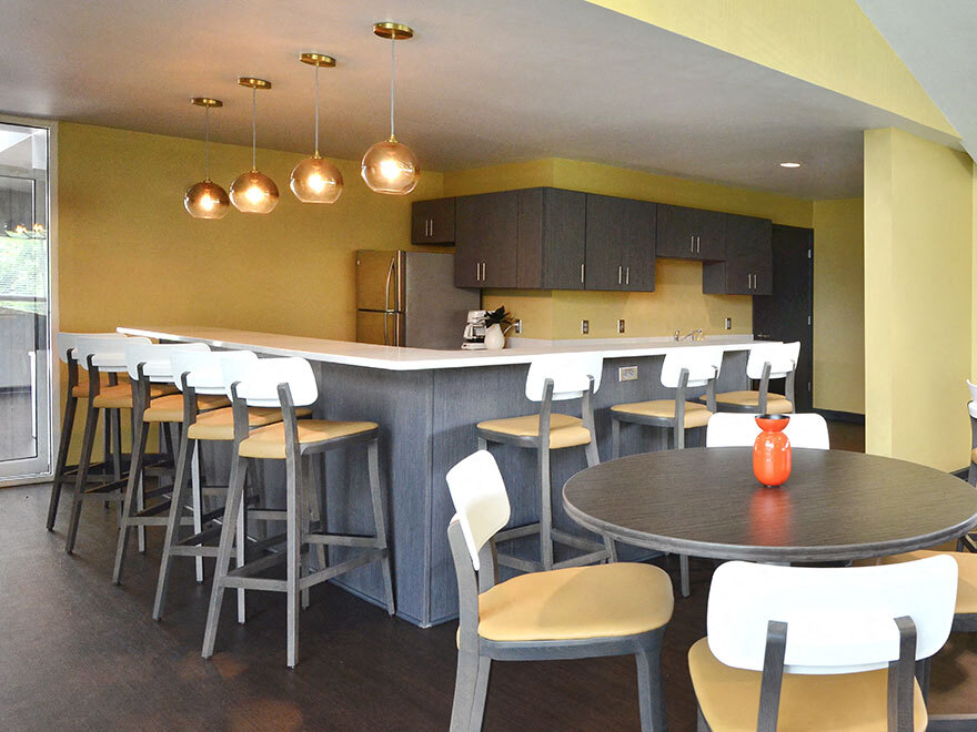 Resident clubhouse with large kitchen - Chimney Top