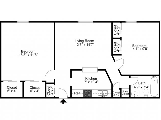 2HAB/1BA - Fairmount Hills