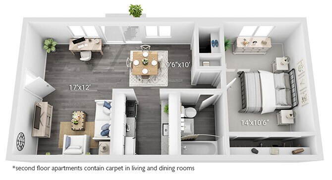 Pepperwood Townhomes & Gardens – A2 - Garden