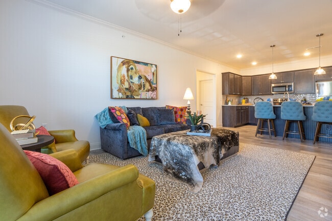 2HAB, 2BA - 1.193 ft² - Sala de estar - The Artisan