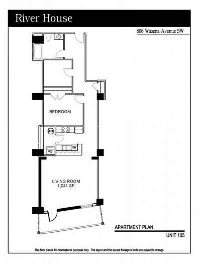 1HAB/1BA - The River House