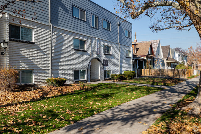 Building Entrance - River Rock