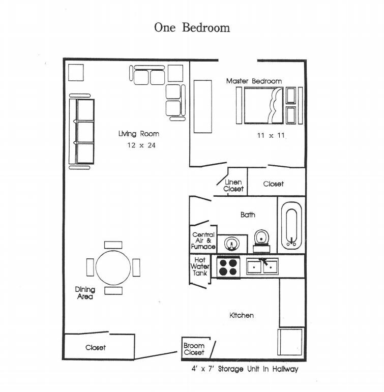 Three Meadows Apartments – 1 Bedroom