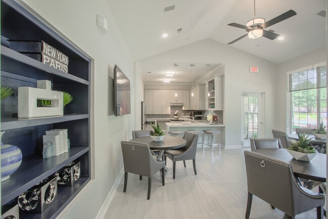 Grab your morning coffee in the Resident Clubhouse Kitchen - Legends at Chase Oaks