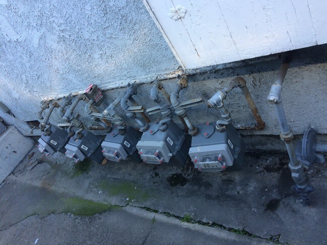 Separated Gas Meters - 6222 Bear Ave