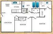 Two Bedroom Two Bath