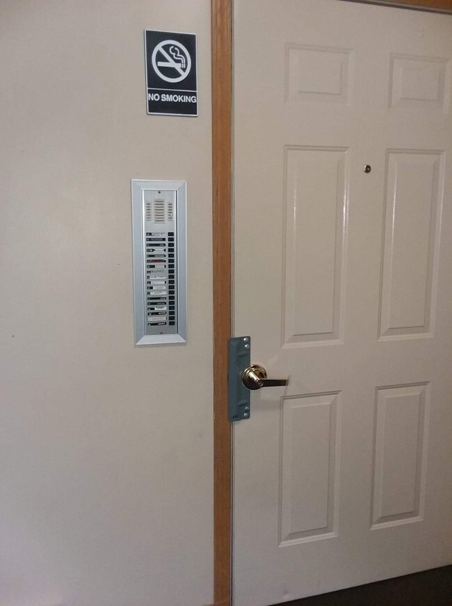 Secured entry / Intercom System - 330 Cunat Blvd