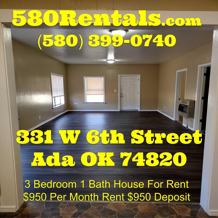 331 W 6th, Ada, OK 74820 House Rental in Ada, OK