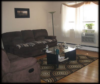 Sala de estar - Brookside Apartments