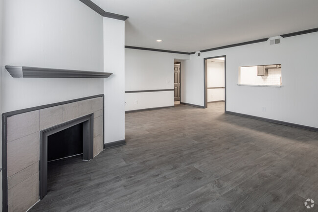 2BR, 2BA - 1,200SF - Living Room - Equinox at Midtown