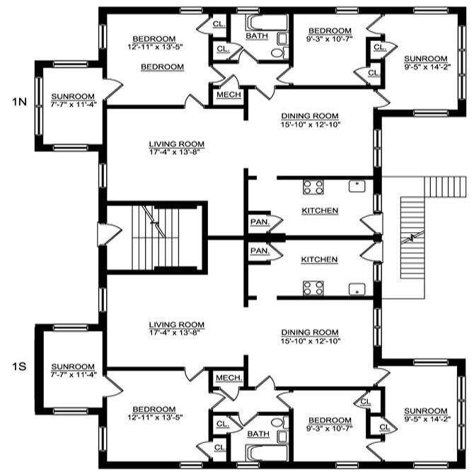 Plano de planta - 710 Eastgate Ave