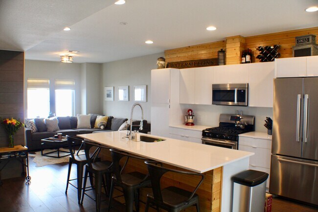 Kitchen and Living - 4533 Tennyson St