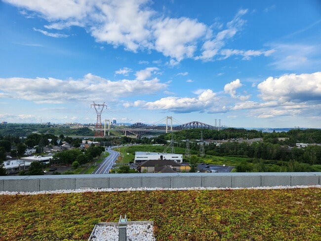 Vue de la terrasse sur le toit - 700 Rt Des Rivières