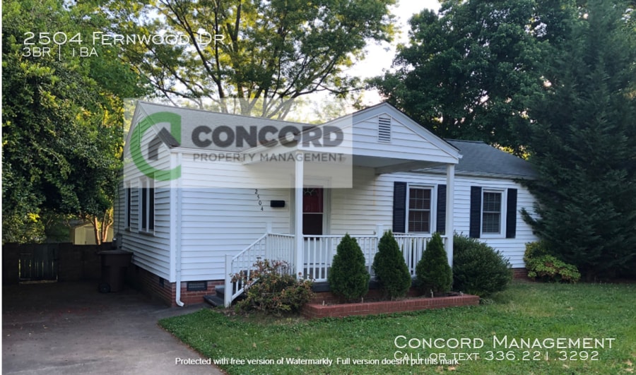 2504 Fernwood Dr, Greensboro, NC 27408 House Rental in Greensboro, NC